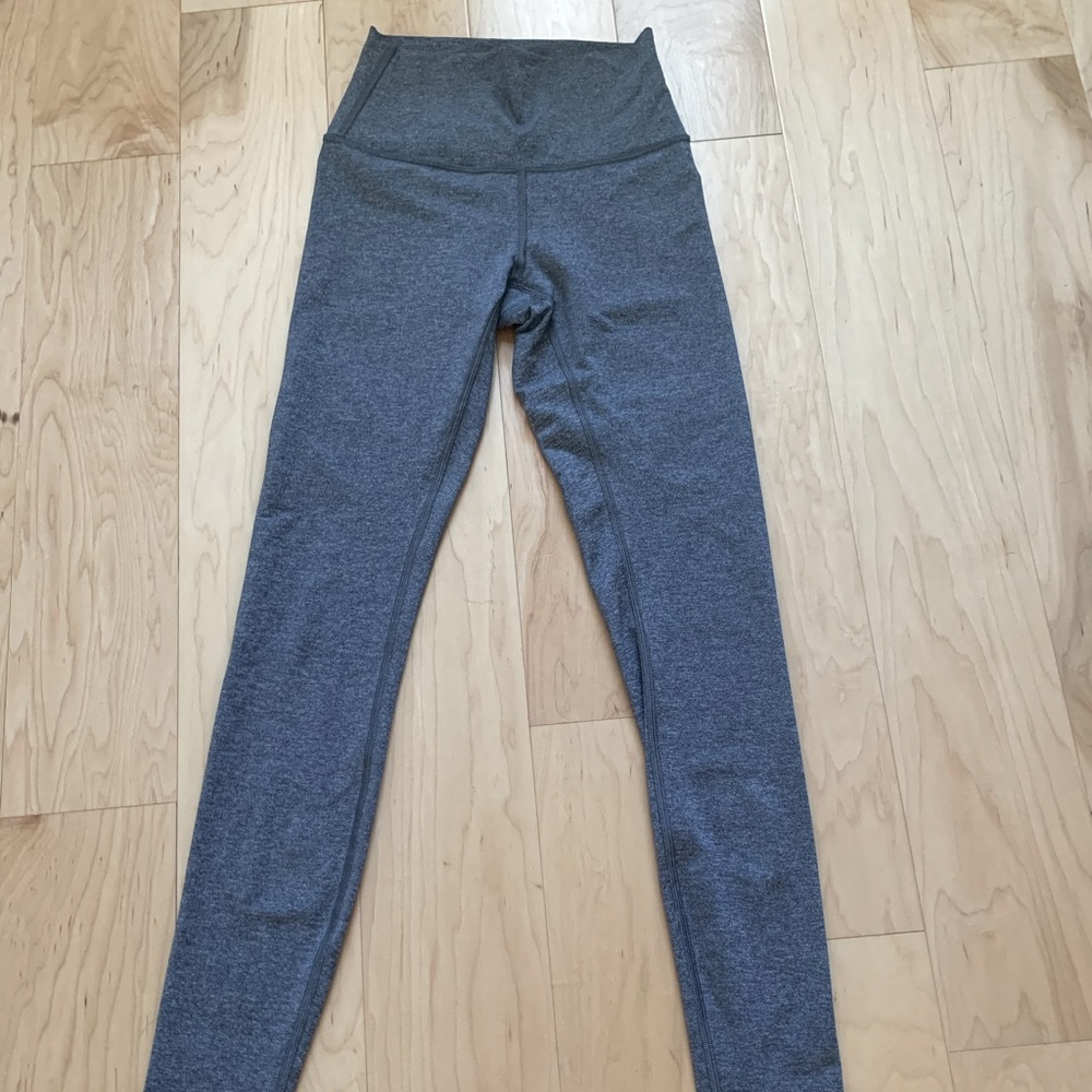 Lululemon Wunder Under HR Tight 28” Heathered Black